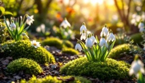 Taupinières fraîches sur pelouse verte dans un jardin au printemps