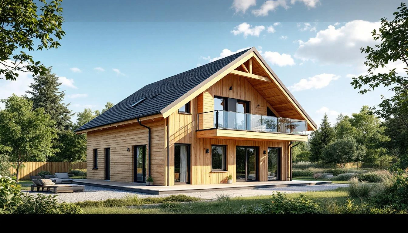 Prix maison en bois en kit en roumanie : Comparatif cvc
