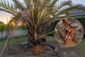 Palmier en détresse : test de la lance pour diagnostiquer s'il est mort ou pas