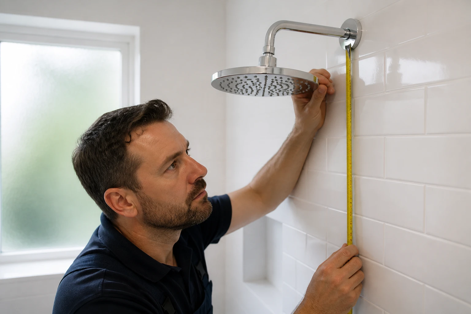 Hauteur pommeau de douche : le guide de calcul complet