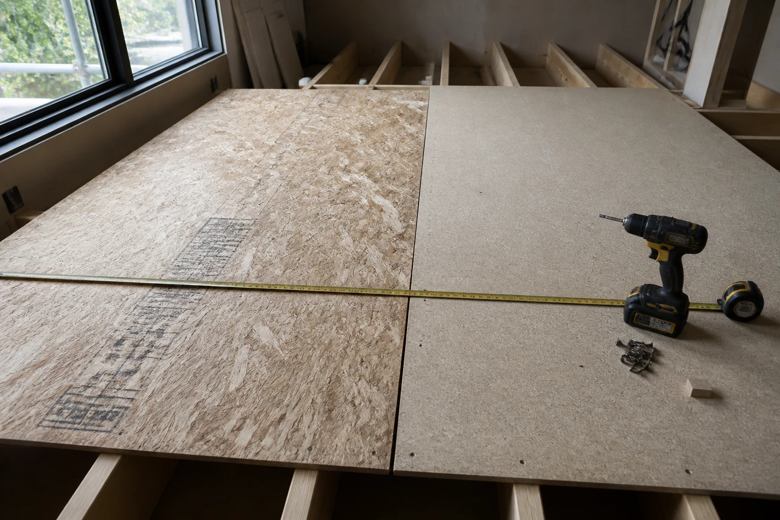 Plancher en aggloméré ou OSB : quel panneau choisir pour votre projet ?