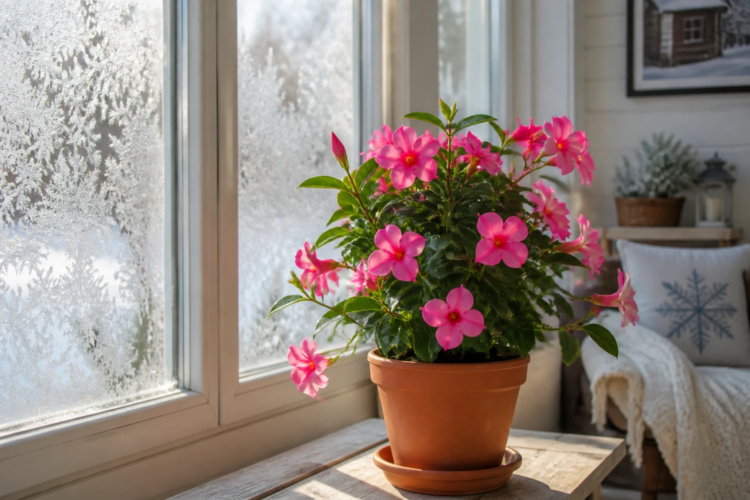 Dipladénia en hiver : guide pratique pour bien l&rsquo;hiverner
