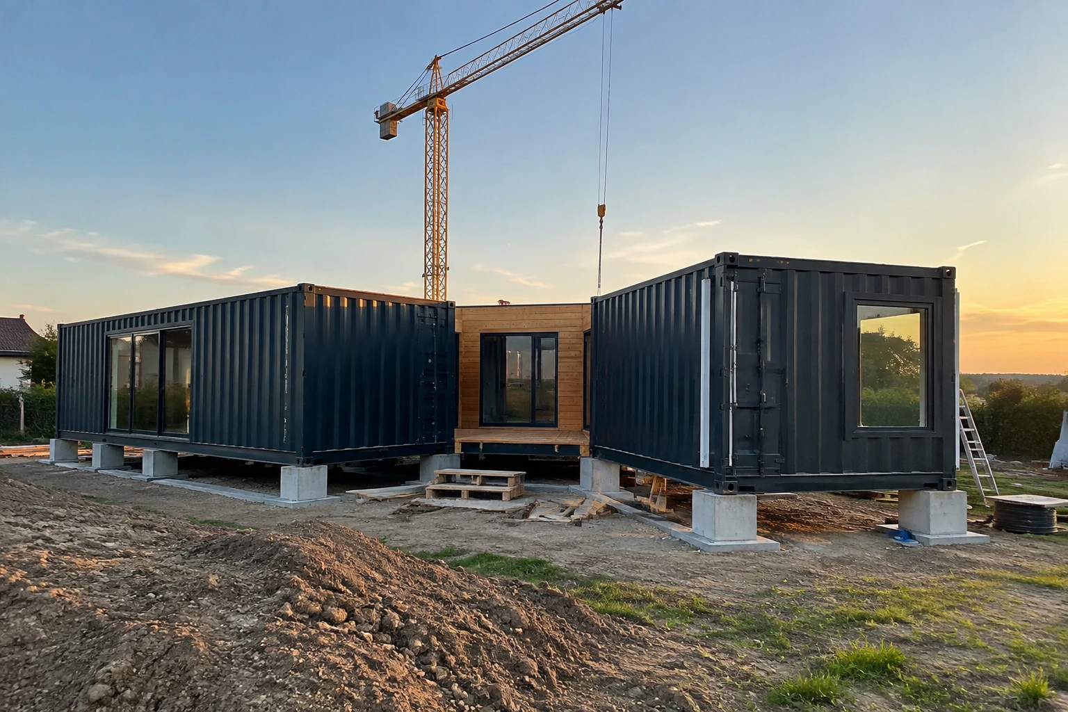 Maison container prix : de 1 300 à 3 000 €/m² clé en main