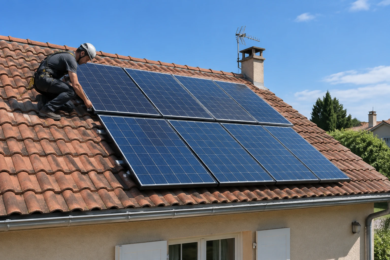 Prix panneau solaire 3kW : de 6 500 à 10 500 € TTC posé